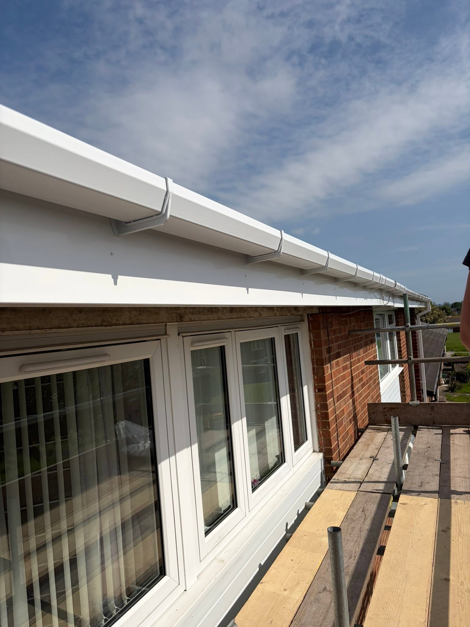 Completed tiled conservatory roof